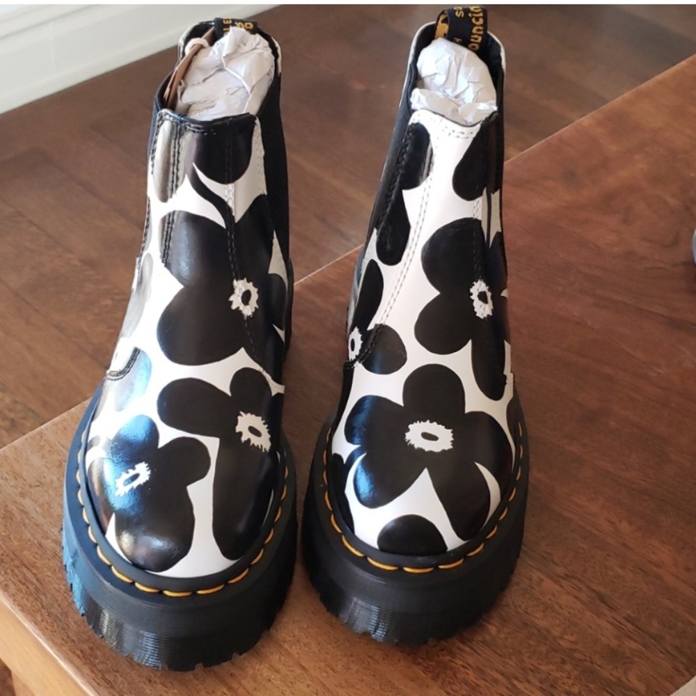 Custom, Hand-Painted Marimekko-Inspired Boots